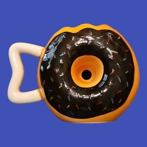 3/$30 BIGMOUTH Frosted Sprinkle Donut Shape Coffee Mug